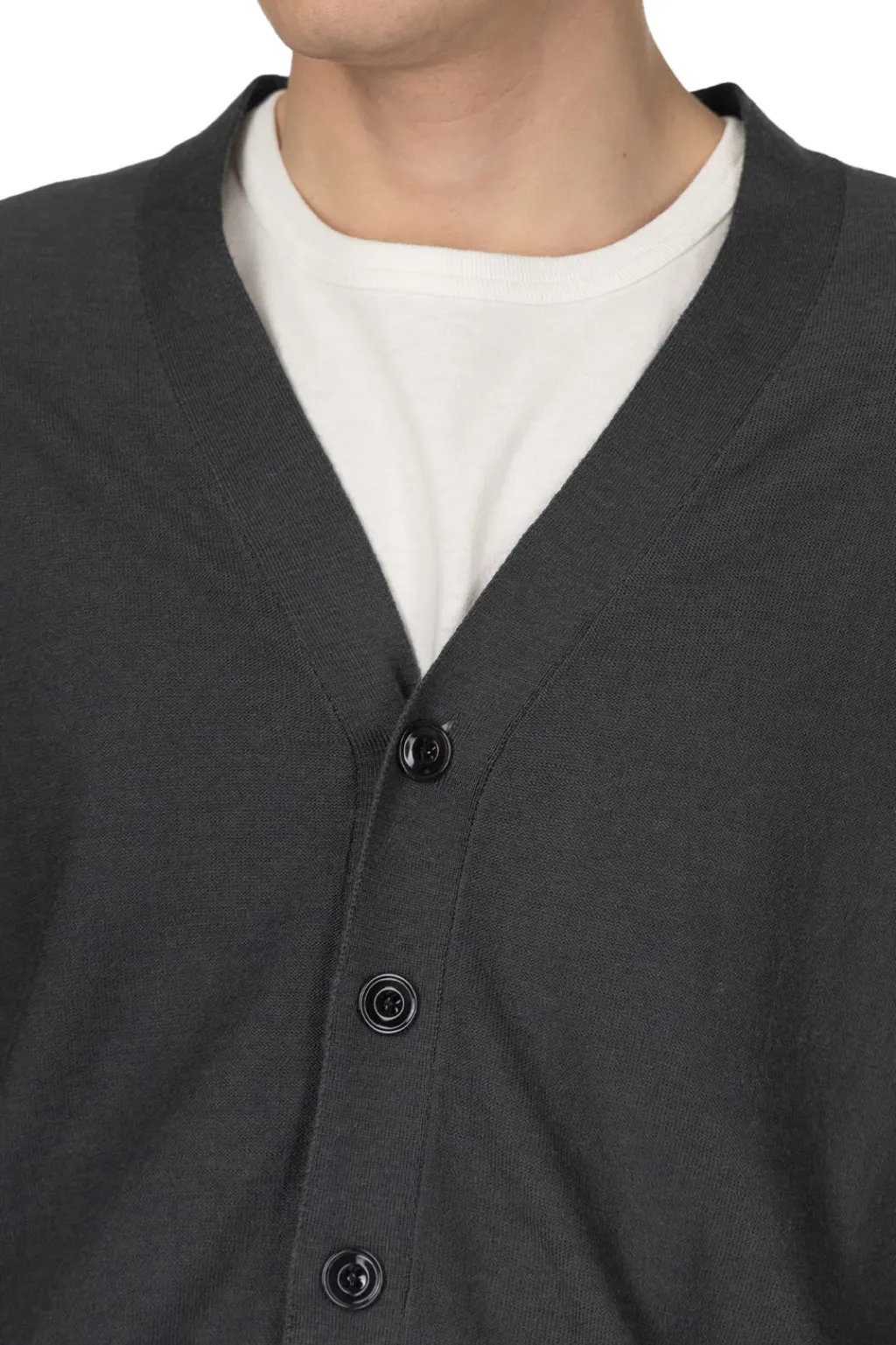 Discount LEMAIRE Relaxed Twisted Cardigan - Carbon