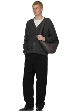 Discount LEMAIRE Relaxed Twisted Cardigan - Carbon