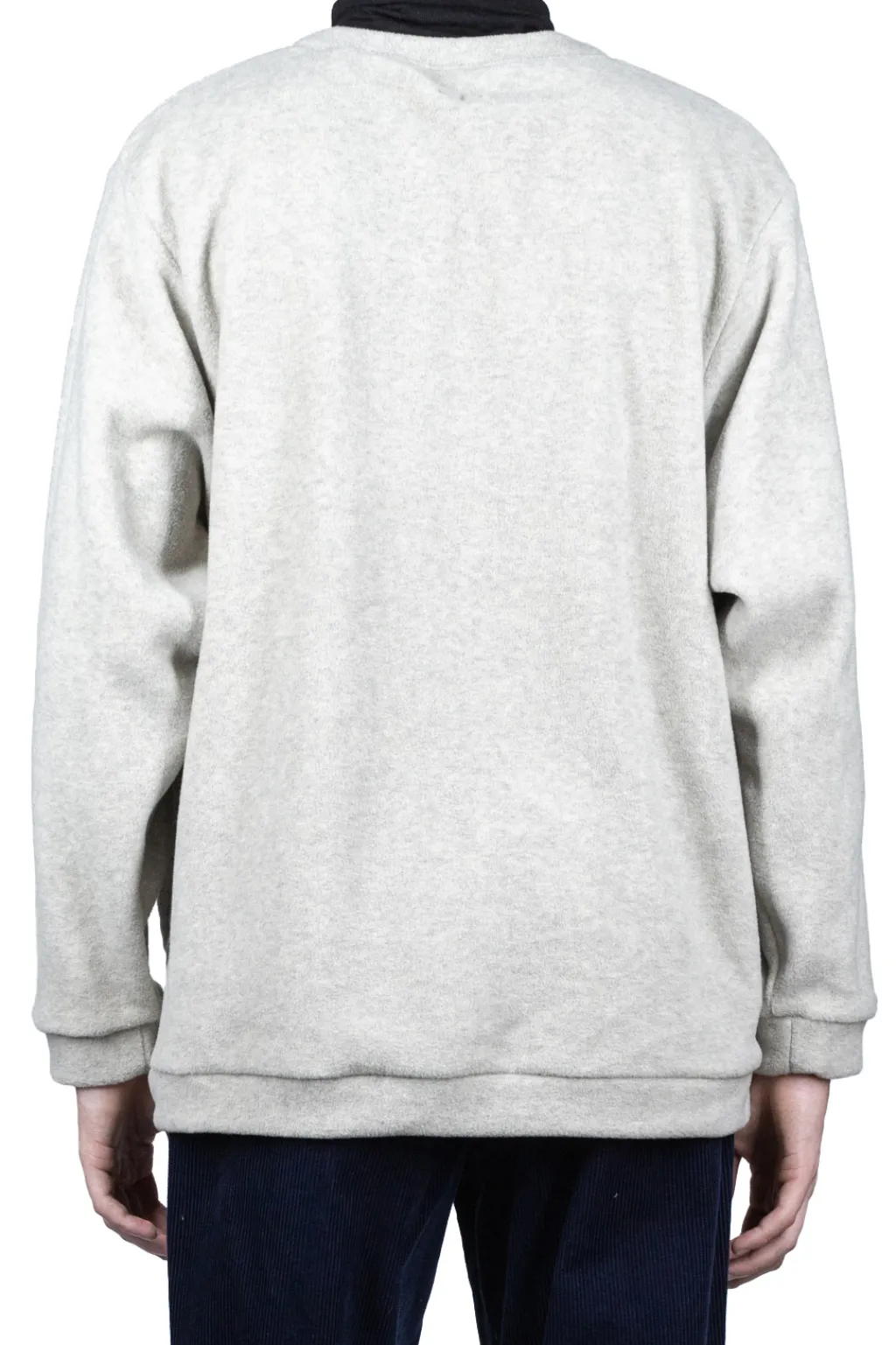 Online Kapital Reverse Fleece BIG Crew Sweater - Natural