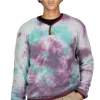 New Kapital Reverse Fleece Tie Dye Packed T (ASHBURY DYED) - Blue