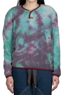 Sale Kapital Reverse Fleece Tie Dye Packed T (ASHBURY DYED) - Blue