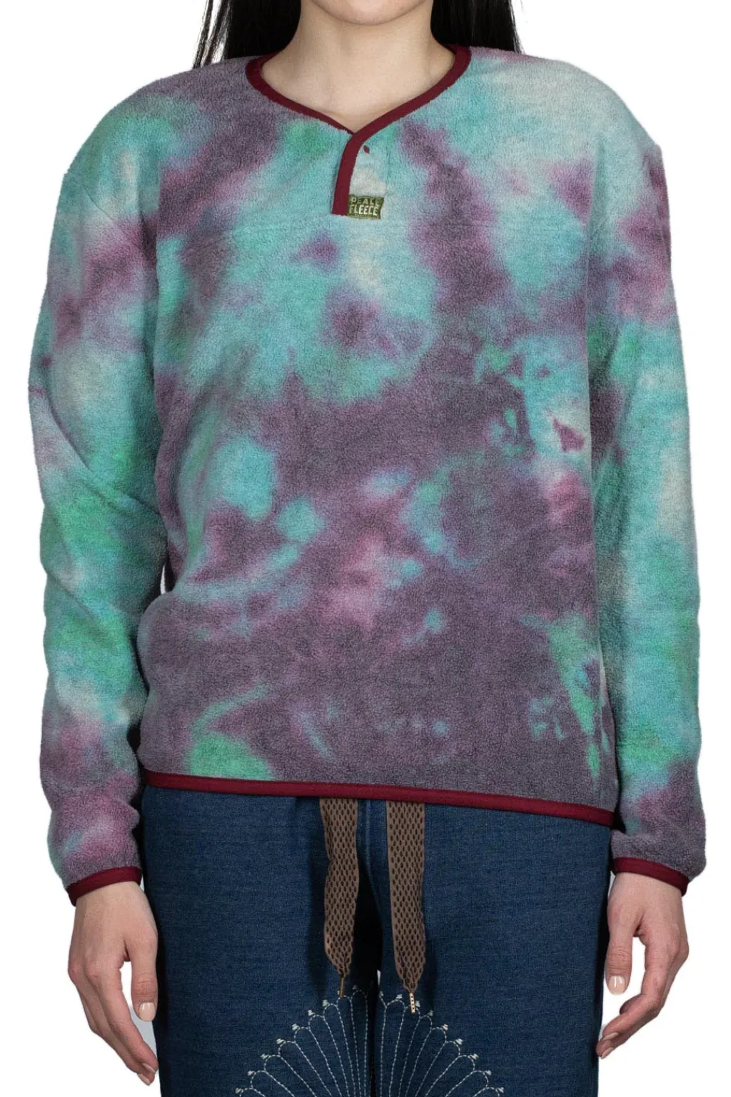 Sale Kapital Reverse Fleece Tie Dye Packed T (ASHBURY DYED) - Blue