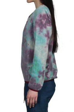 Sale Kapital Reverse Fleece Tie Dye Packed T (ASHBURY DYED) - Blue