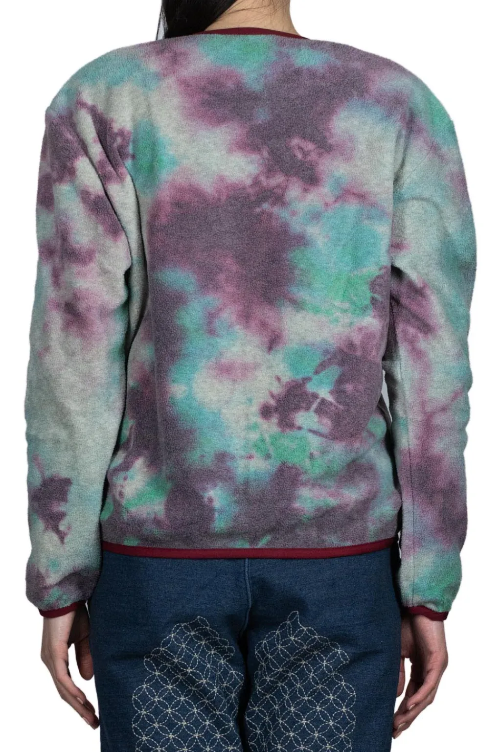 Sale Kapital Reverse Fleece Tie Dye Packed T (ASHBURY DYED) - Blue