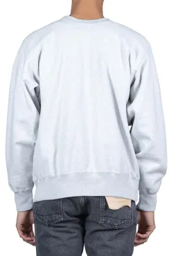 Clearance OrSlow Reverse Weave H. Weight Vintage Crew Sweat (ORSL)- Light Gray