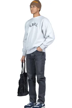 Clearance OrSlow Reverse Weave H. Weight Vintage Crew Sweat (ORSL)- Light Gray