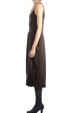 Hot JW Anderson Ribbon Panel Dress - Chocolate Brown