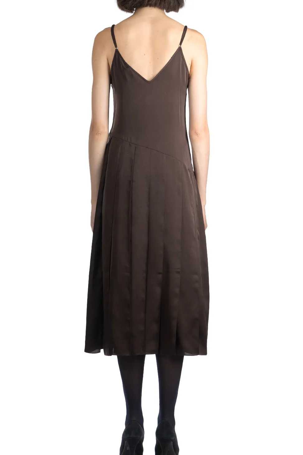 Hot JW Anderson Ribbon Panel Dress - Chocolate Brown