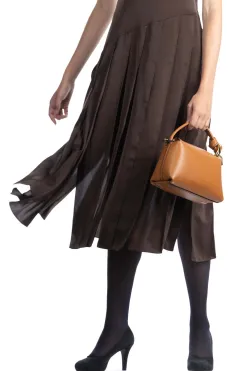 Hot JW Anderson Ribbon Panel Dress - Chocolate Brown