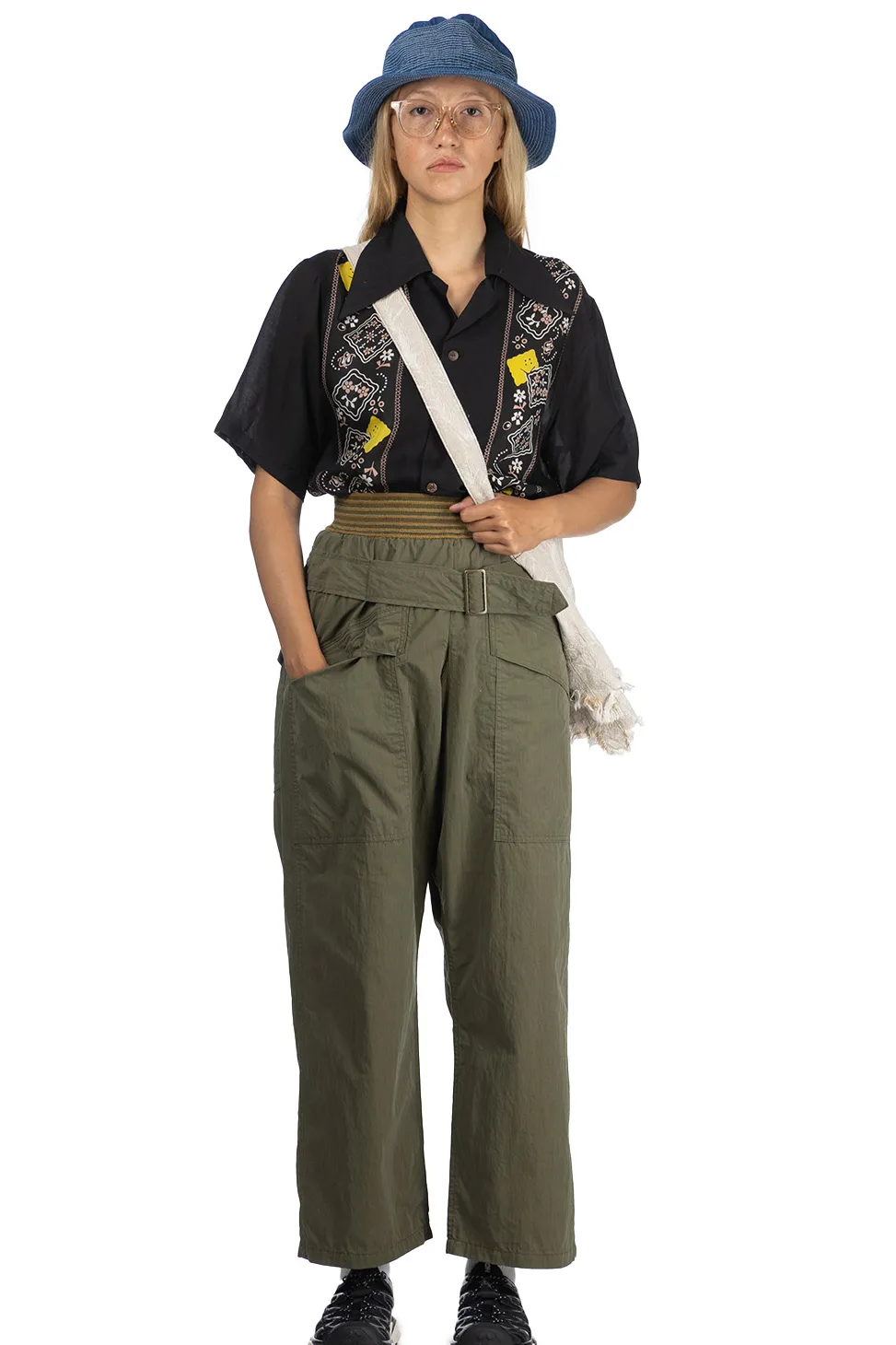 Outlet Kapital Rip Stop AVIATOR SUITCUT Pants - Khaki