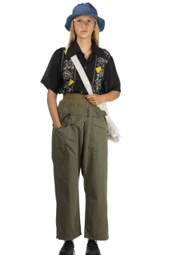 Outlet Kapital Rip Stop AVIATOR SUITCUT Pants - Khaki