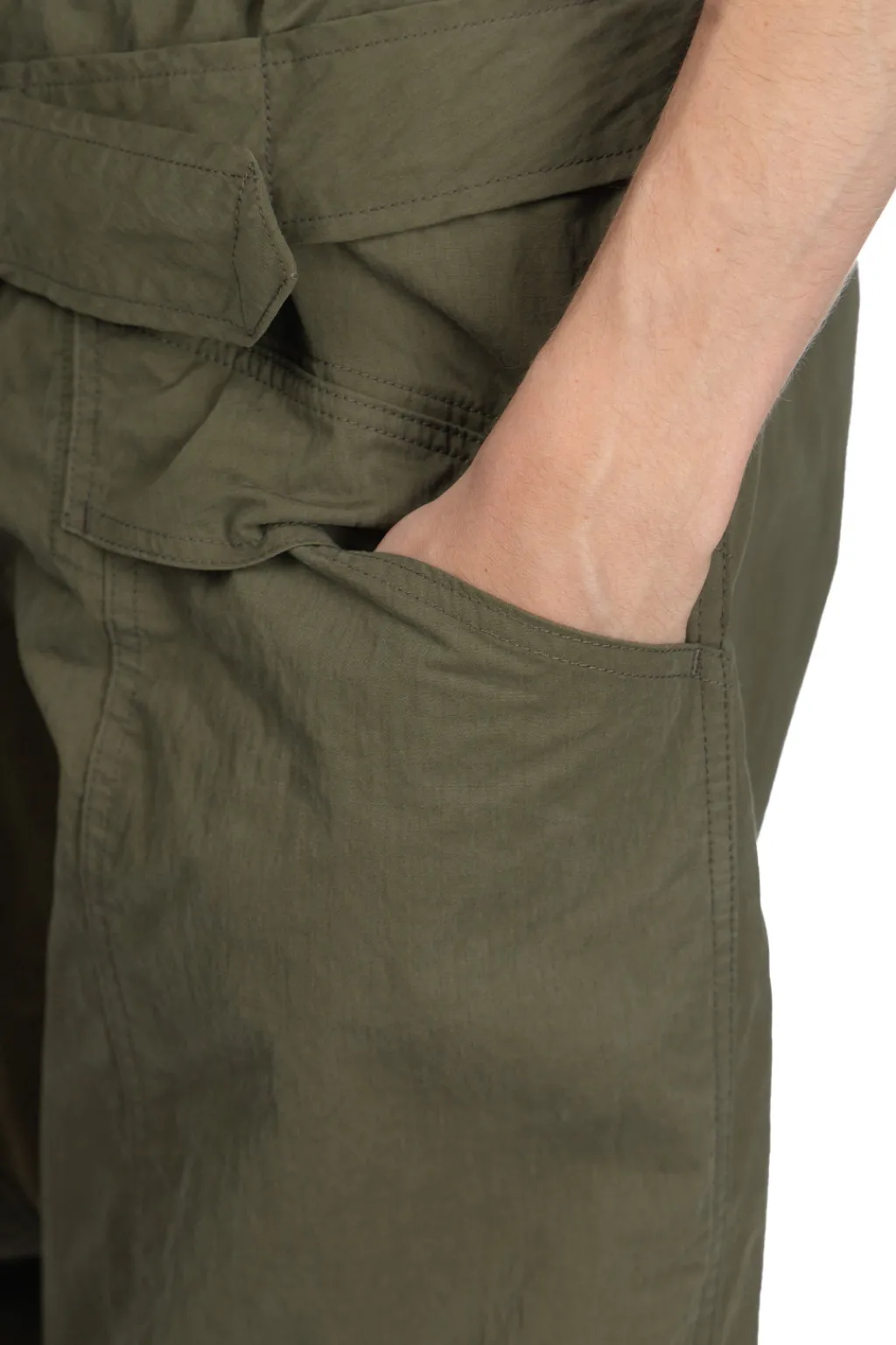 New Kapital Rip Stop AVIATOR SUITCUT Pants - Khaki