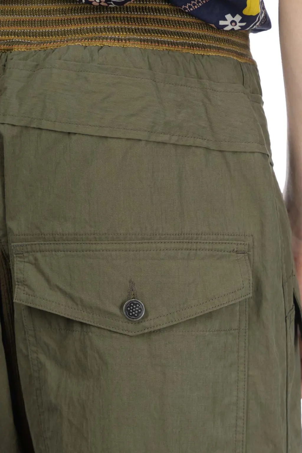 New Kapital Rip Stop AVIATOR SUITCUT Pants - Khaki