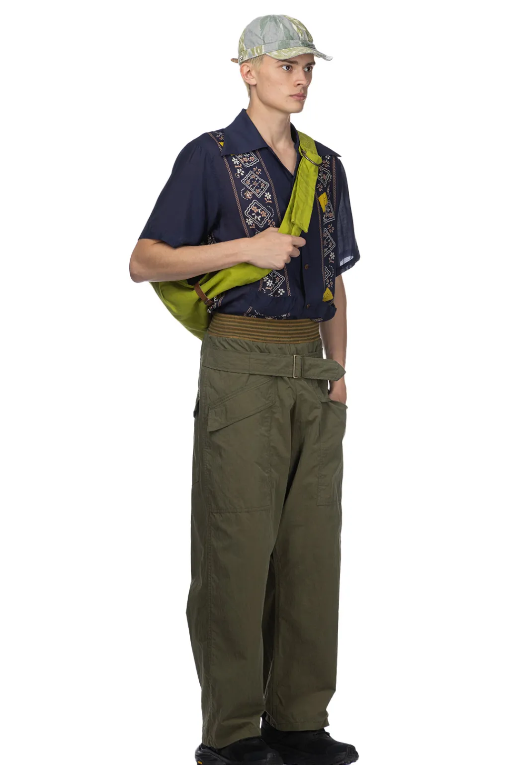 New Kapital Rip Stop AVIATOR SUITCUT Pants - Khaki