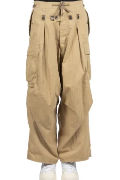 Hot Kapital Rip Stop JUMBO Cargo Pants - Beige