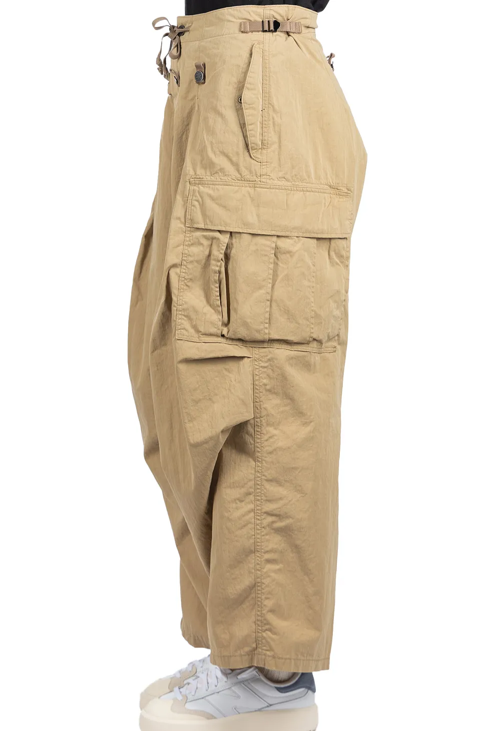 Hot Kapital Rip Stop JUMBO Cargo Pants - Beige