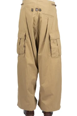 Sale Kapital Rip Stop JUMBO Cargo Pants - Beige