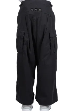 Sale Kapital Rip Stop JUMBO Cargo Pants - Black