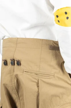 Sale Kapital Rip Stop JUMBO Cargo Pants - Beige