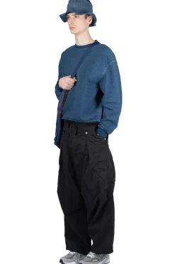 Sale Kapital Rip Stop JUMBO Cargo Pants - Black