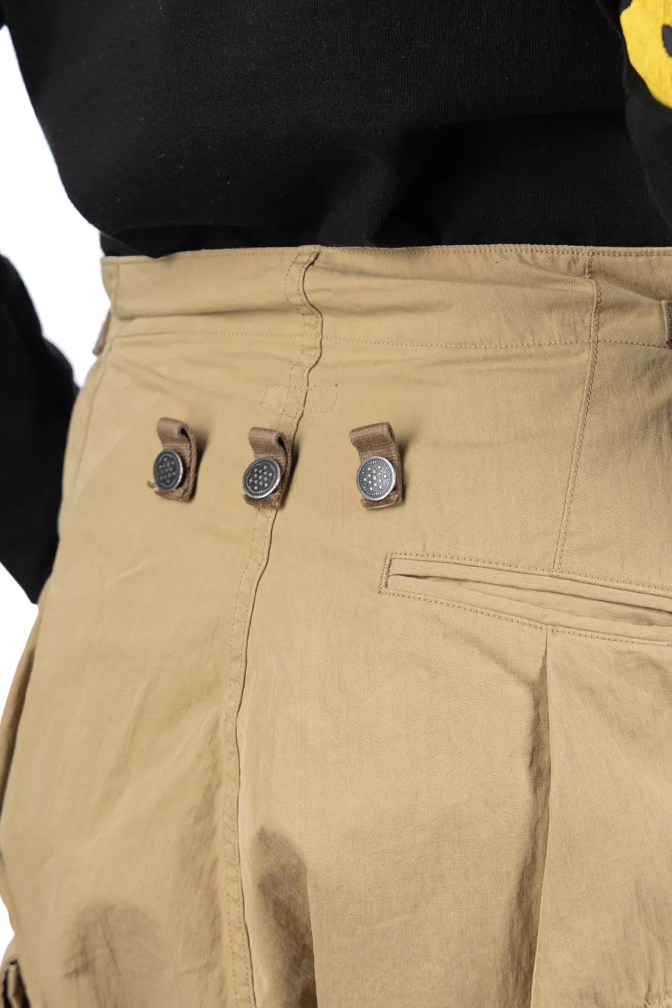 Hot Kapital Rip Stop JUMBO Cargo Pants - Beige