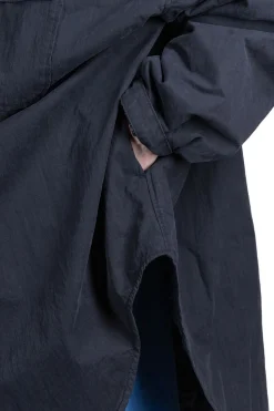 Discount Kapital Rip Stop Sloppy Shirt Coat - Black