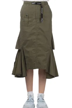 Discount Kapital Ripstop Devil Skirt - Khaki