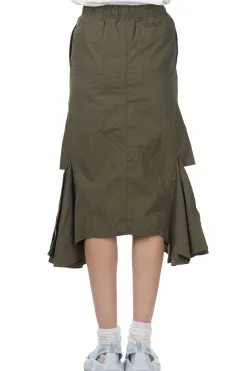 Discount Kapital Ripstop Devil Skirt - Khaki