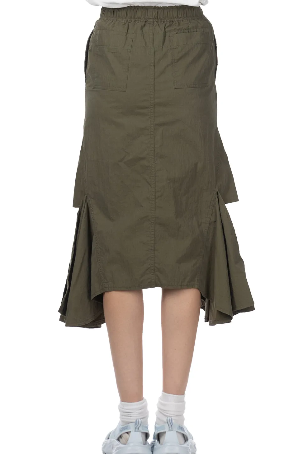 Discount Kapital Ripstop Devil Skirt - Khaki