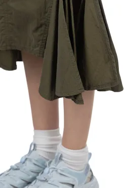 Discount Kapital Ripstop Devil Skirt - Khaki