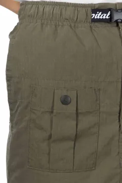 Discount Kapital Ripstop Devil Skirt - Khaki
