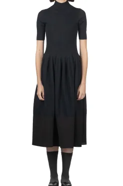 Discount CFCL Rivulet Short Sleeve Dress - Black