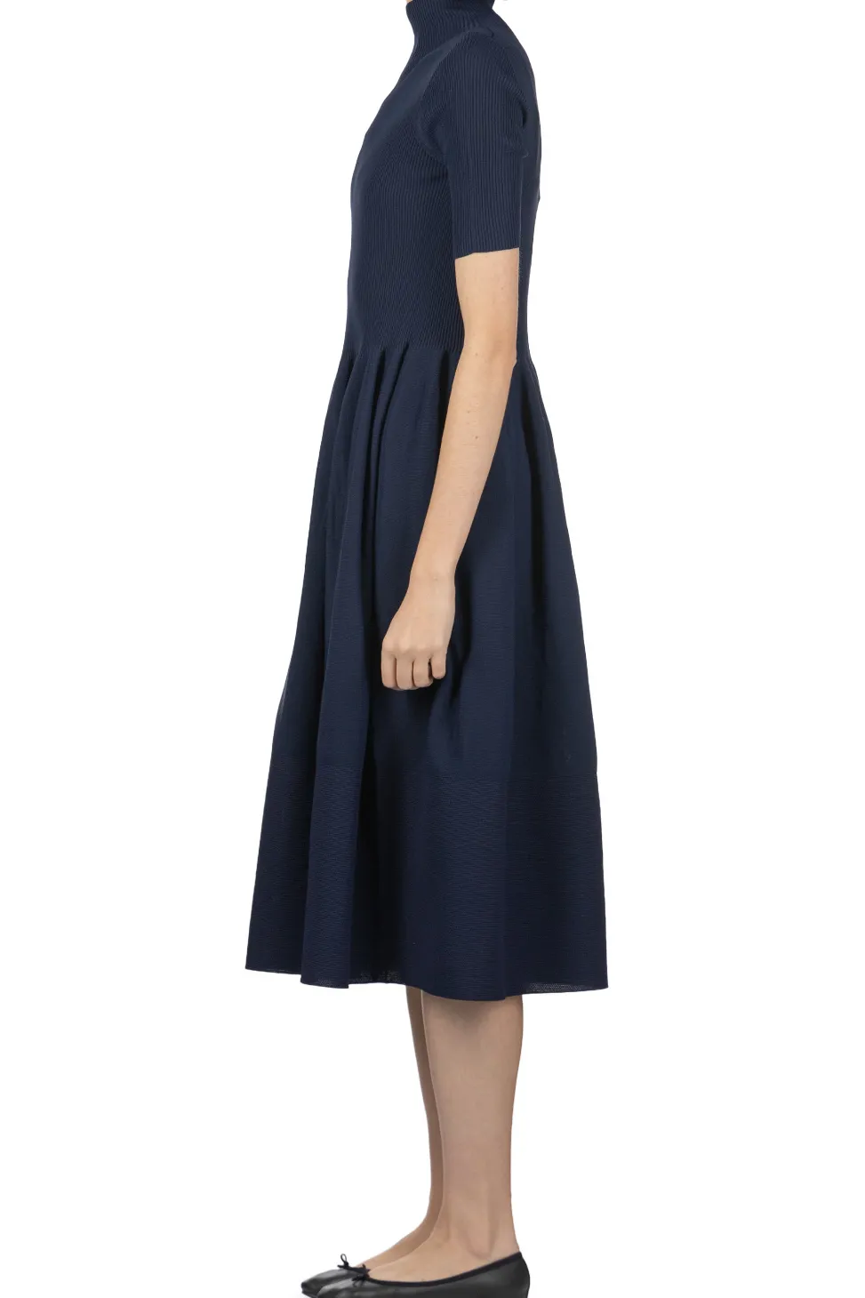 New CFCL Rivulet Short Sleeve Dress - Navy
