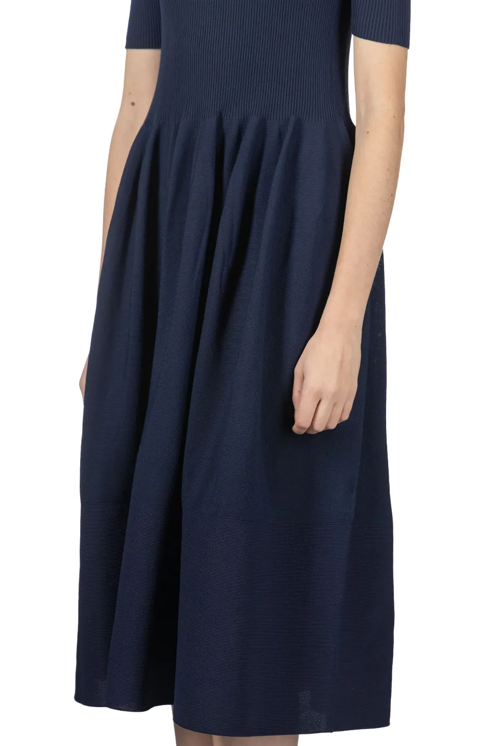 New CFCL Rivulet Short Sleeve Dress - Navy