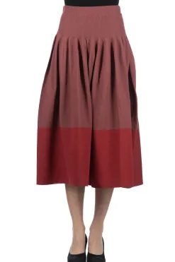 Discount CFCL Rivulet Skirt - Blush Red