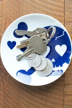 Best Kihara Porcelain Rock Small Plate - Heart