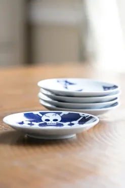 Clearance Kihara Porcelain Rock Small Plate - Star