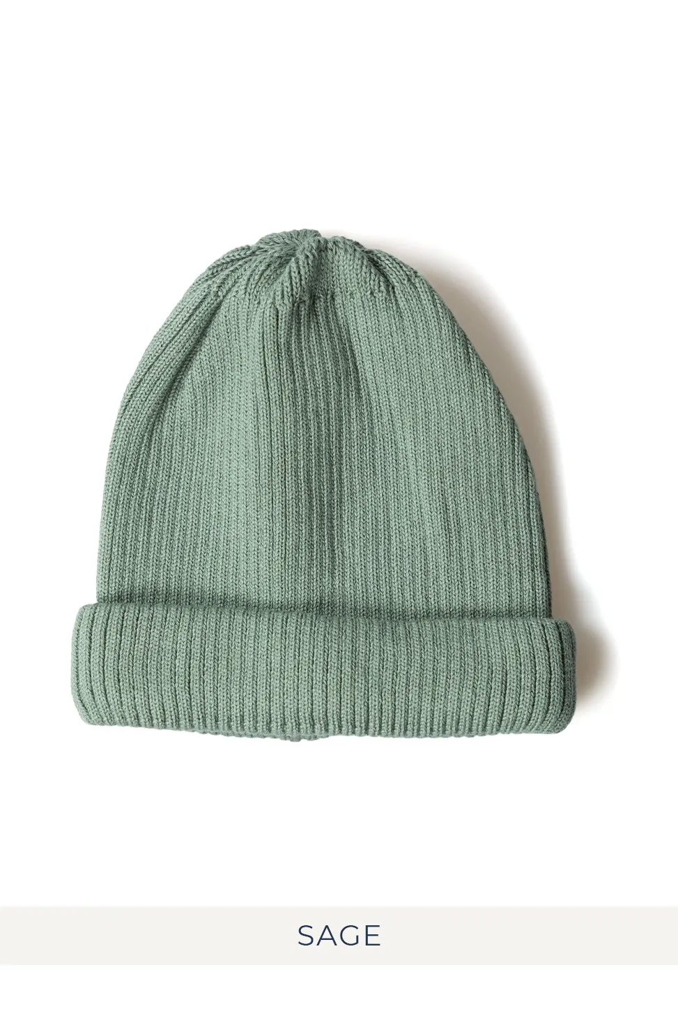 Fashion Decho Roll Knit Cap - 3 Color Choices