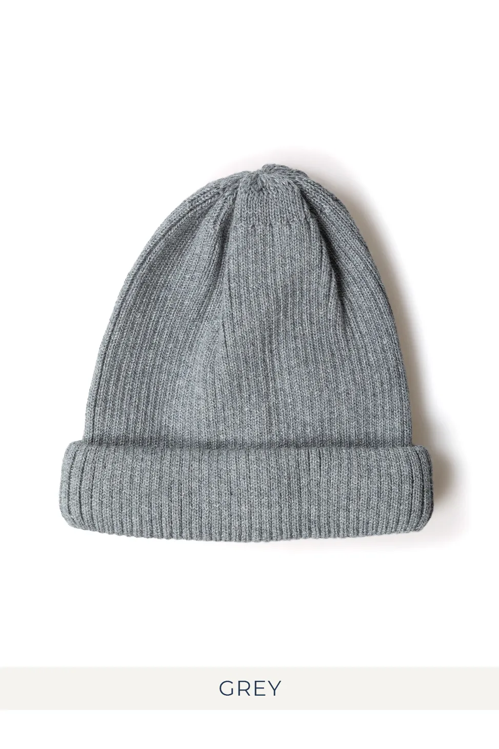 Fashion Decho Roll Knit Cap - 3 Color Choices