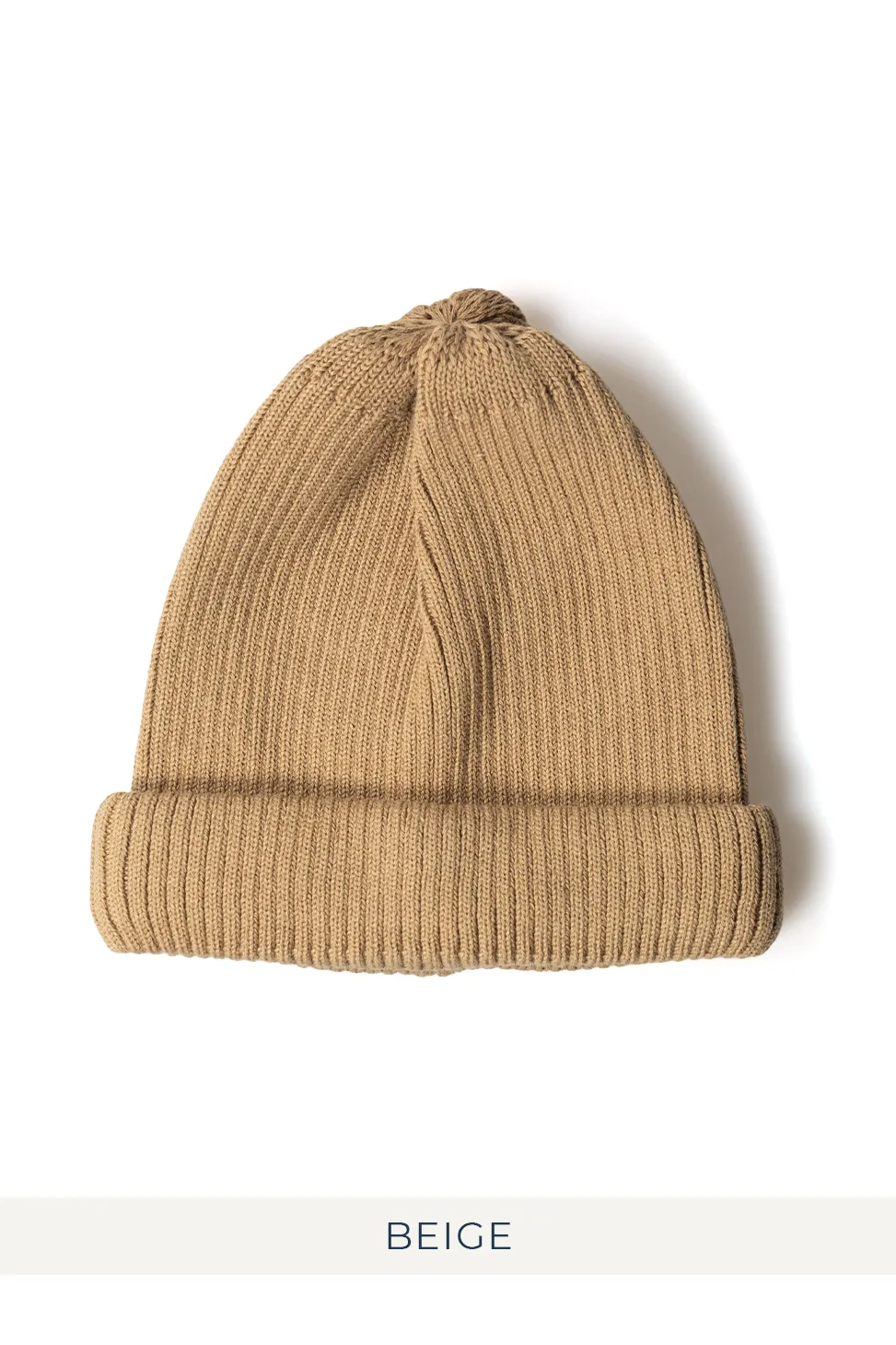 Fashion Decho Roll Knit Cap - 3 Color Choices