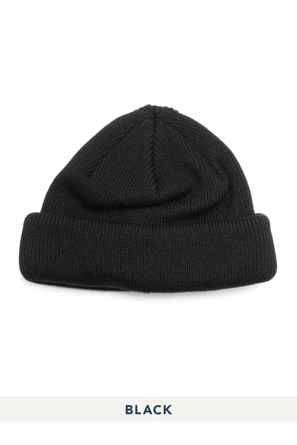 Fashion Decho Roll Knit Cap - 3 Color Choices