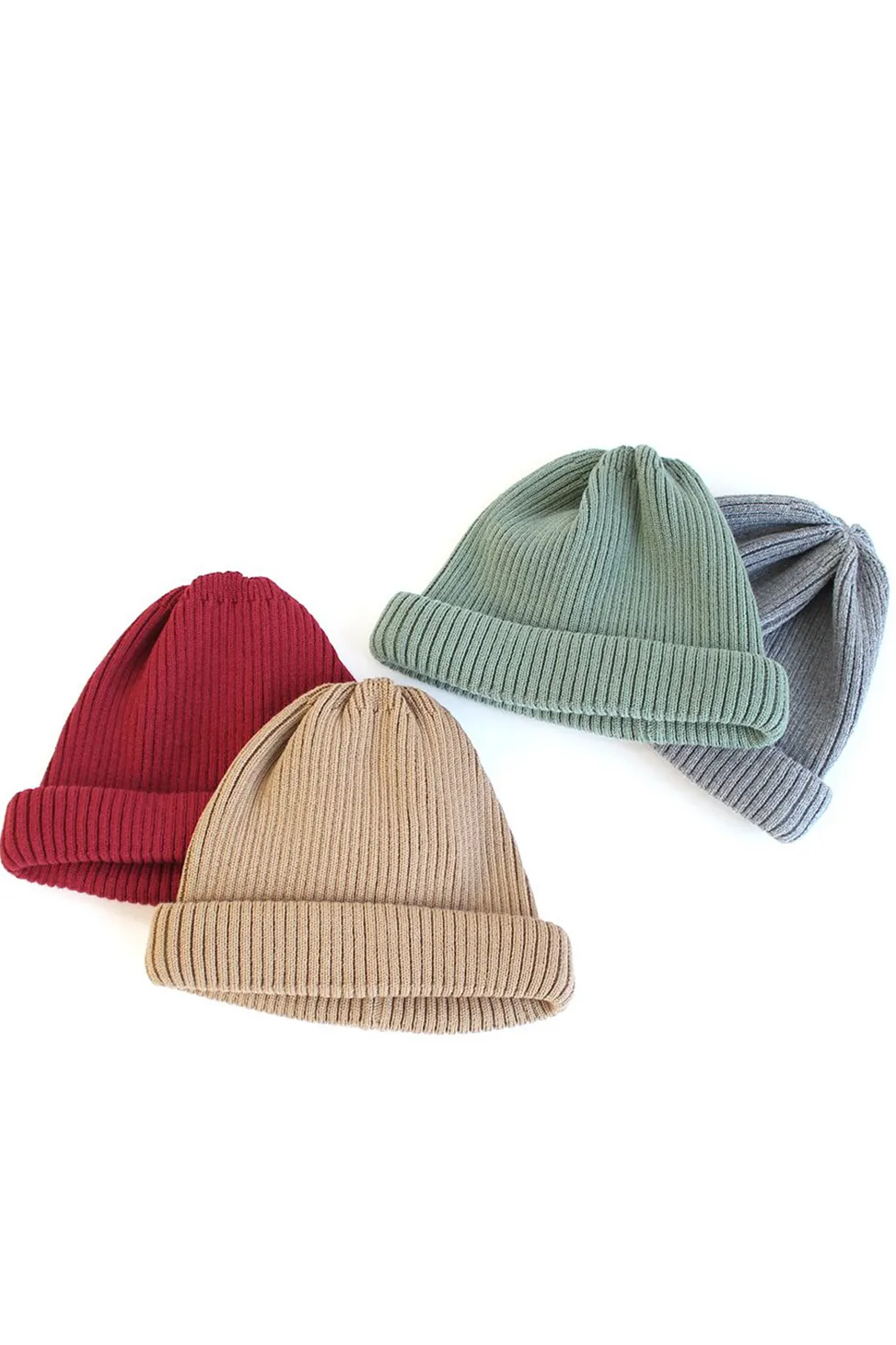 Discount Decho Roll Knit Cap in 4 Color Choices
