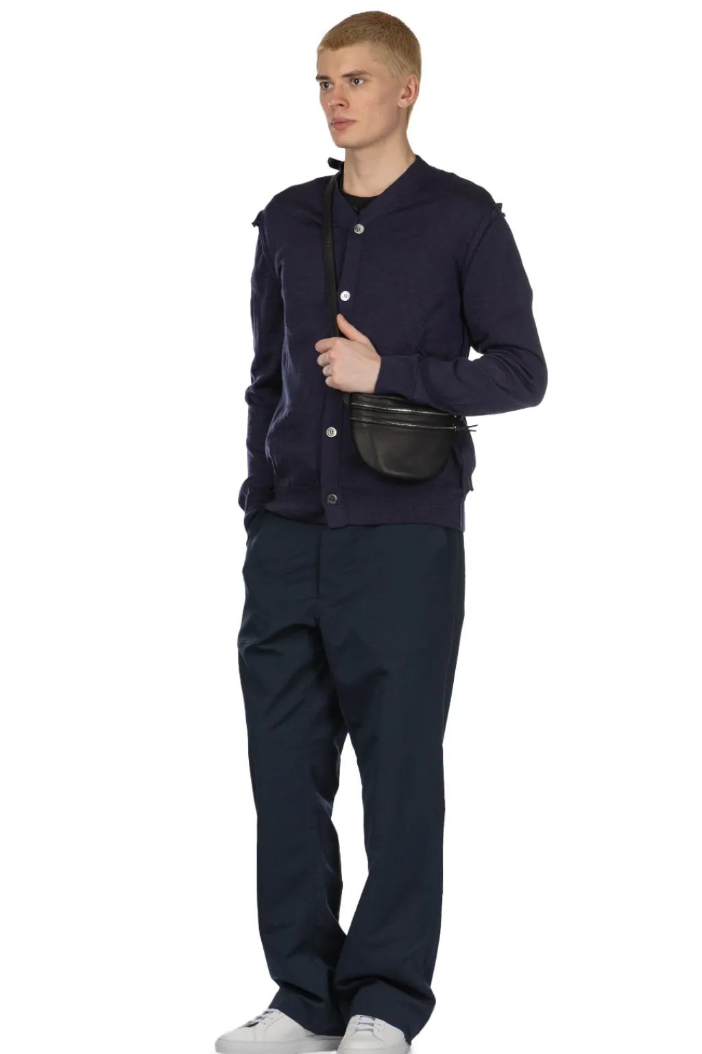 Best Comme Des Garcons Homme Deux Rolled Edge Cardigan