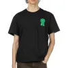 Hot JW Anderson Rosette Patch Back Print T-Shirt - Black