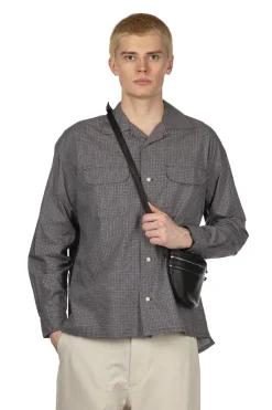 New ts(s) Round Flap Pocket Shirt - Grey