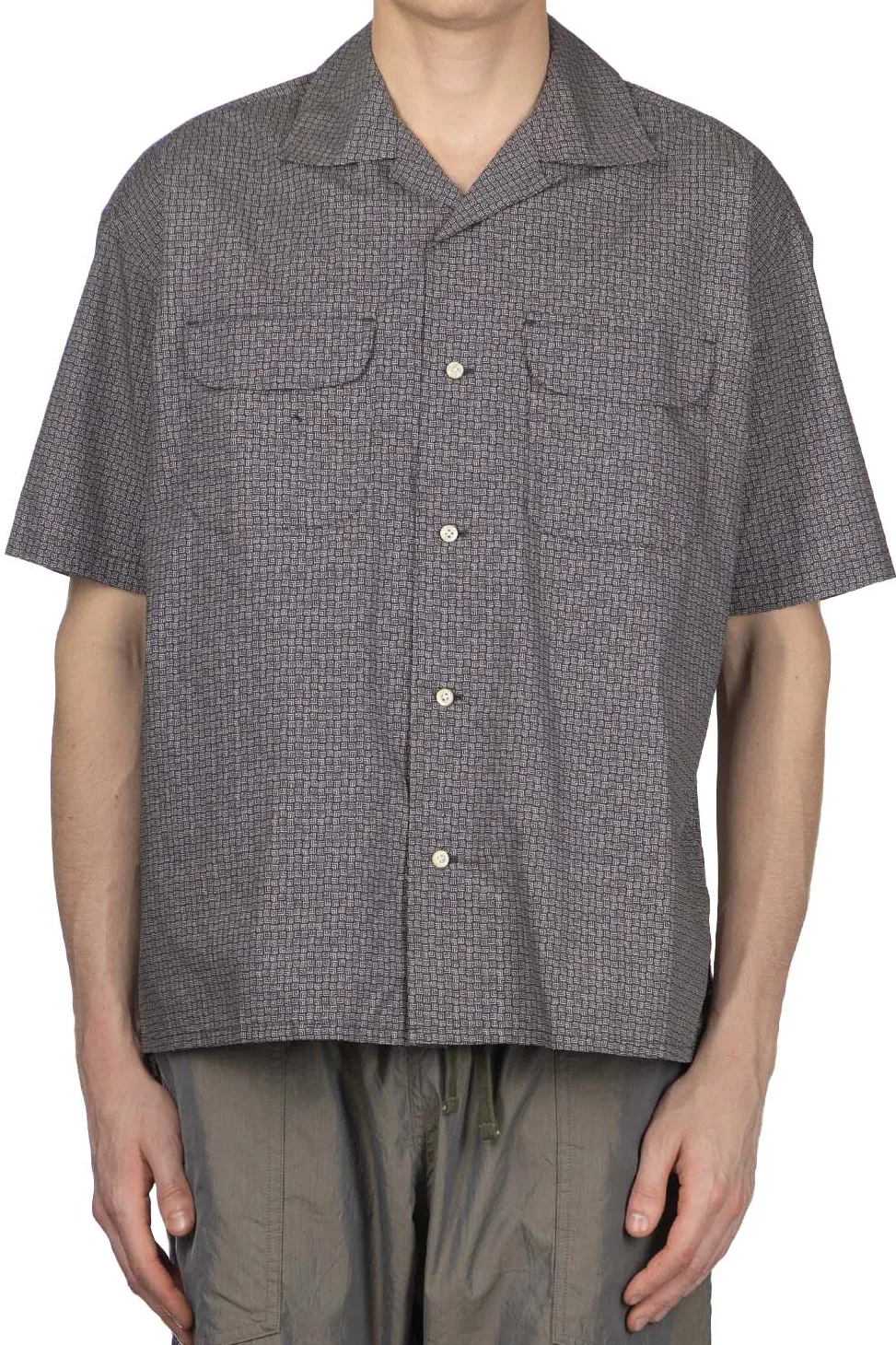 Discount ts(s) Round Flap Pocket Short Sleeve - Grey