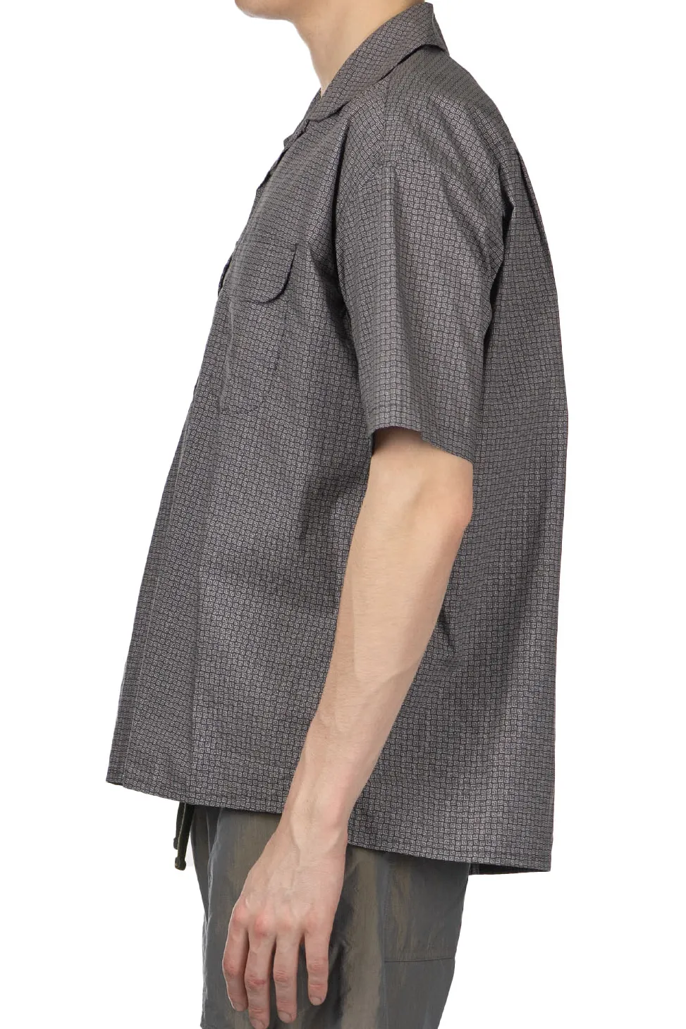 Discount ts(s) Round Flap Pocket Short Sleeve - Grey