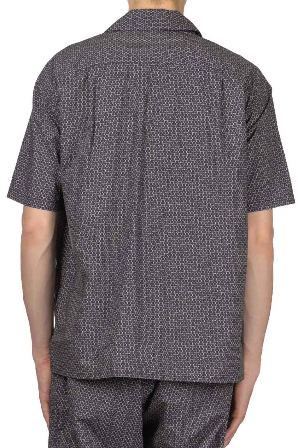 Discount ts(s) Round Flap Pocket Short Sleeve - Black