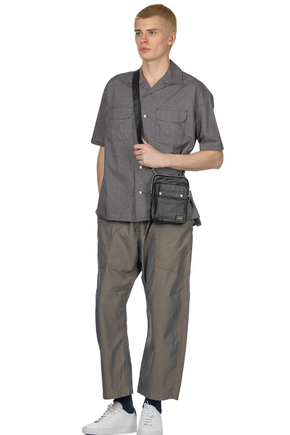 Discount ts(s) Round Flap Pocket Short Sleeve - Grey