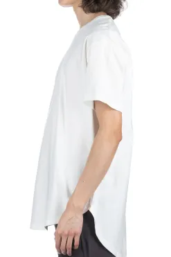 Fashion SOE Ready to Wear Round Hem Tall Tee - White
